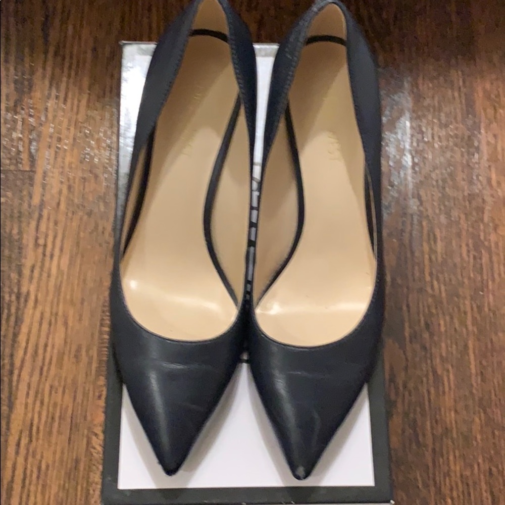 Nine West - Navy kitten heals 6.5